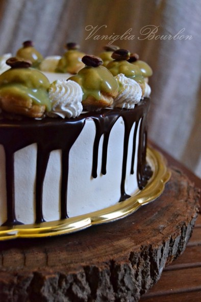 Torta al cioccolato e pistacchio