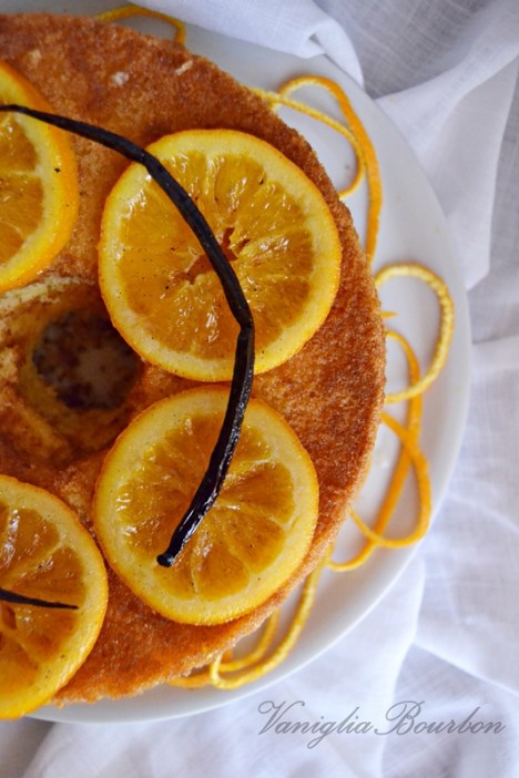 chiffon cake all'arancia