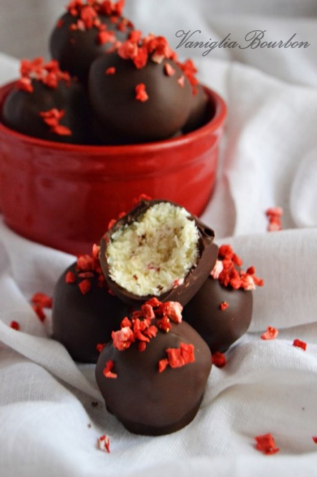 Tartufini cocco e fragola