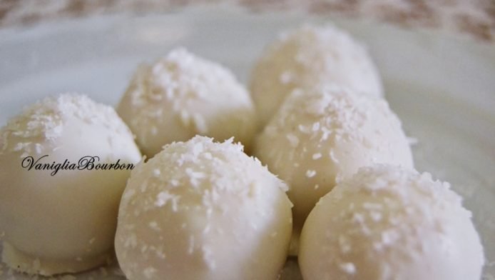 Tartufini al cocco e cioccolato&nbsp;bianco
