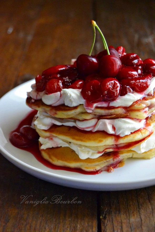 pancakes alle ciliegie