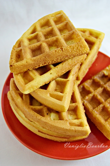 waffle alla vaniglia